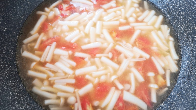 Seafood Mushroom and Tofu Soup