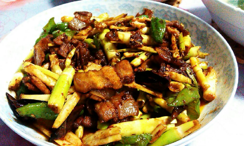 Spicy Fresh Bamboo Shoots Twice-cooked Pork