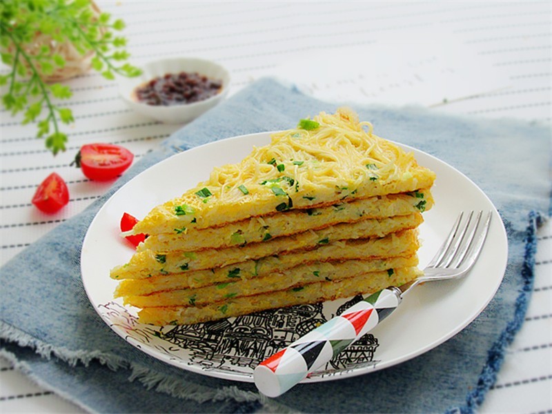 Noodle Egg Pancake