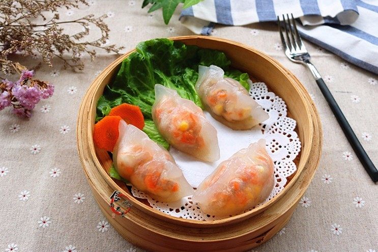 Crystal clear, fresh and refreshing crystal shrimp dumplings