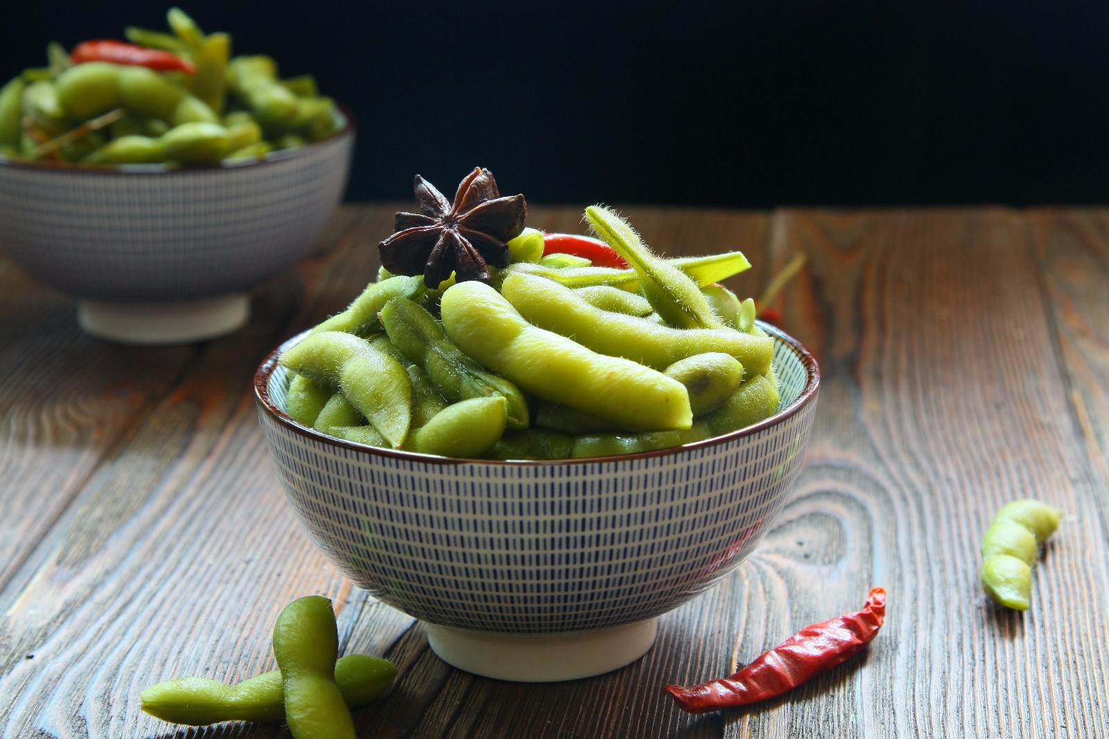 Spicy Salted Edamame