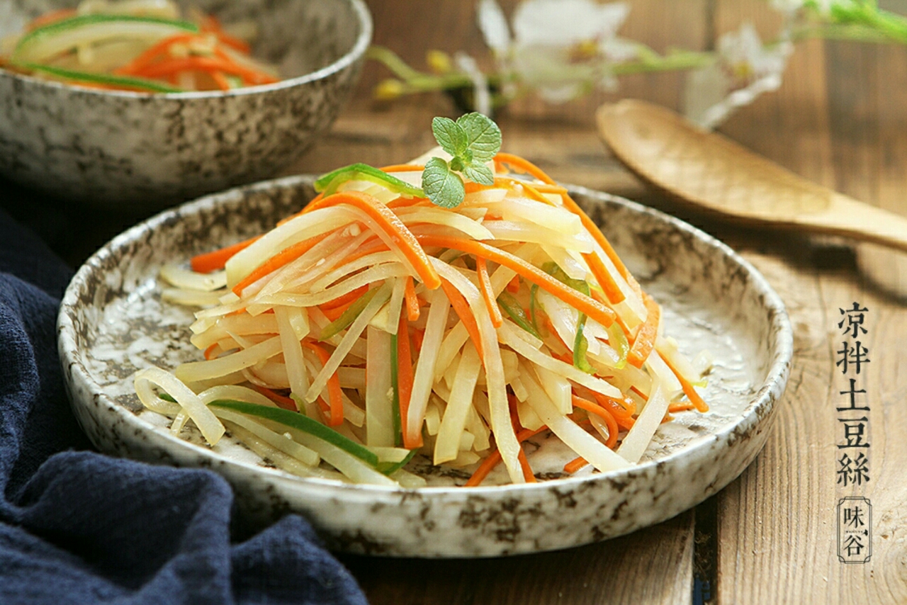 Summer Side Dish Cold Shredded Potatoes