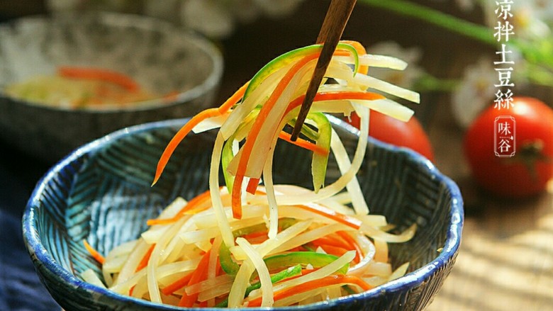 Summer Side Dish Cold Shredded Potatoes