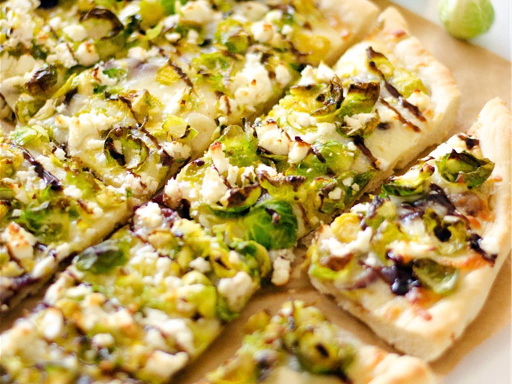 Beer and Onion Hand of Cabbage Pizza