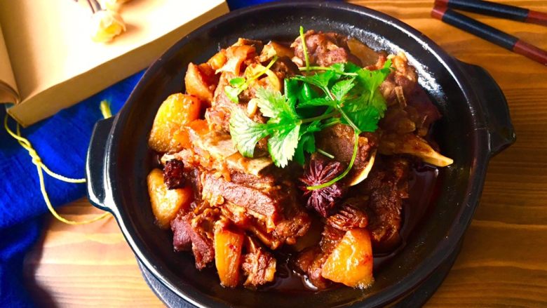 Braised mutton pot