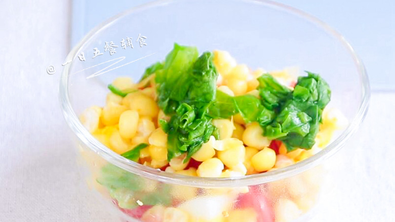 Boiled Egg Corn Salad