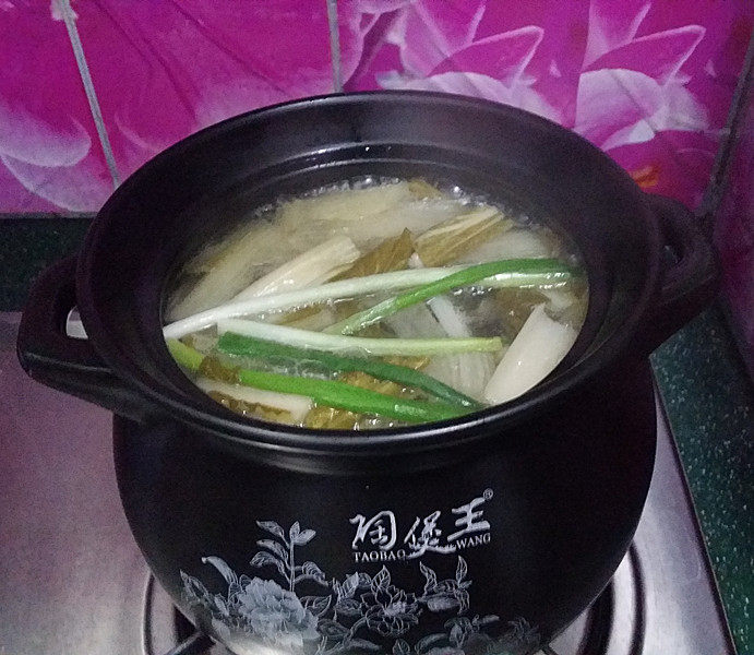 Duck leg pickle soup