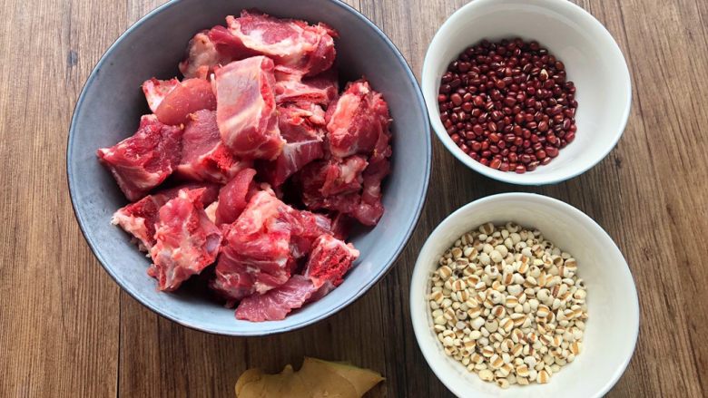 Red Bean and Barley Pork Ribs Soup