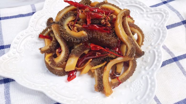 Spicy Stir-fried Beef Tripe