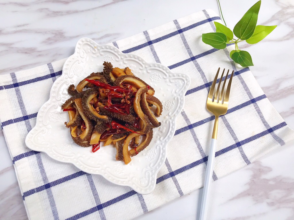 Spicy Stir-fried Beef Tripe