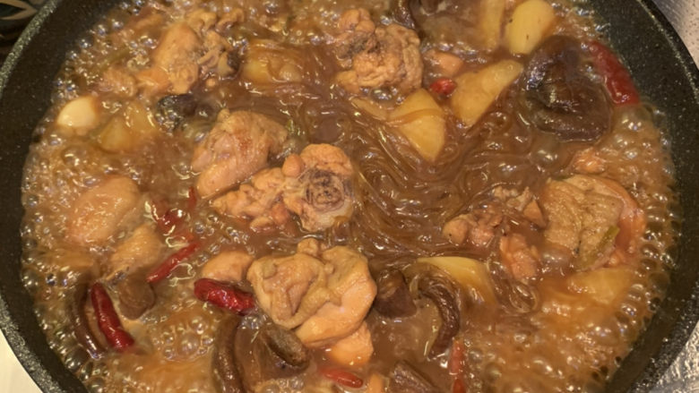 Chicken Legs Stewed with Mushrooms