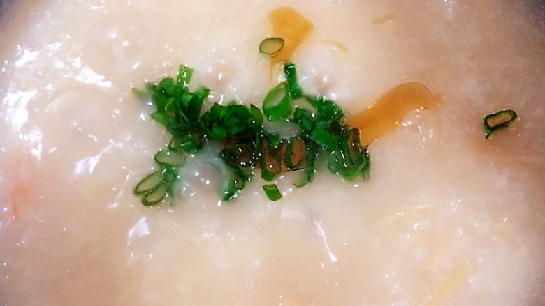 Scallop and seafood porridge