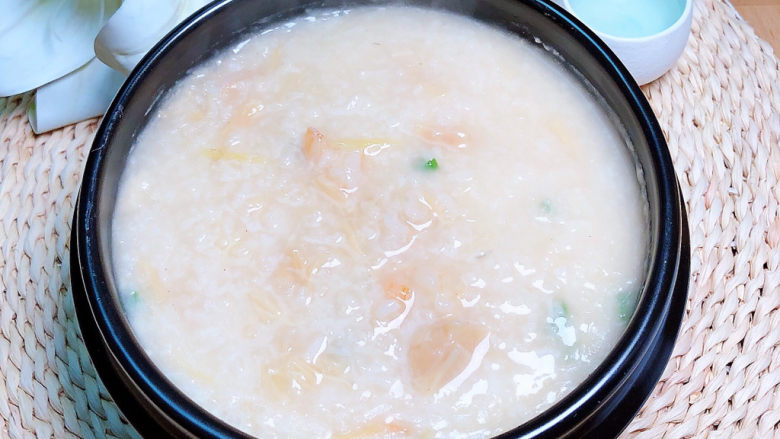 Scallop and seafood porridge