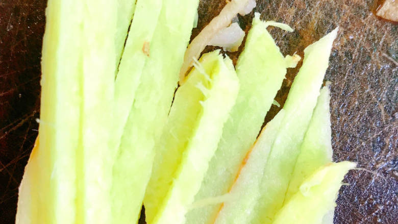 Fried tripe with green pepper