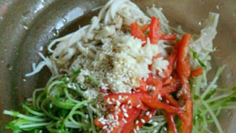 Homemade Enoki Mushrooms and Bean Sprouts