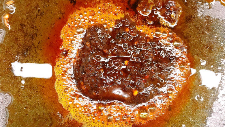 Fried tripe with green pepper