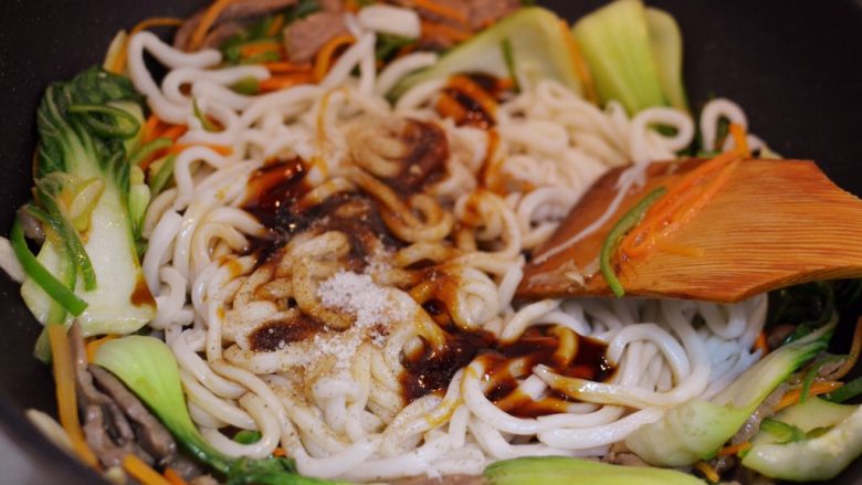 Beef Stir-fried Udon