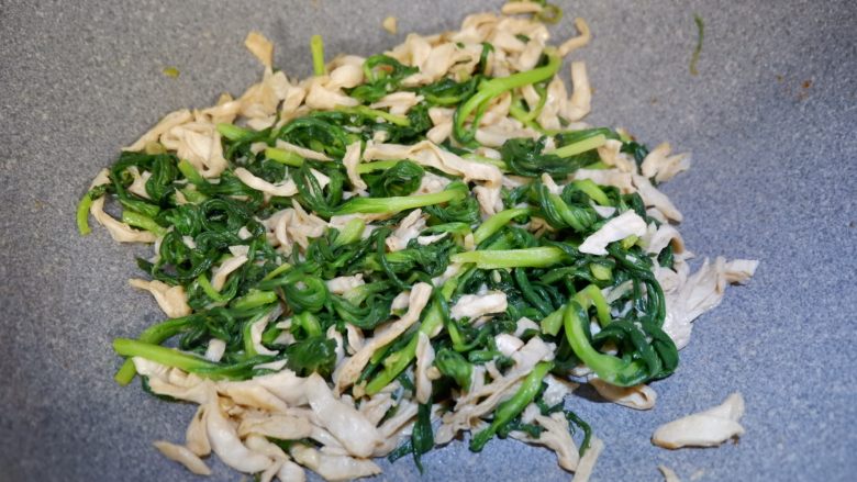 Wild Spinach Stir-fried Vegetarian Shredded Pork