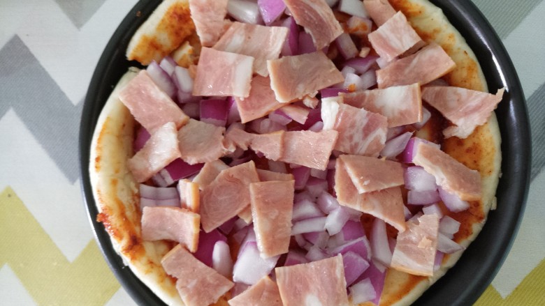 Homemade Bacon Pizza