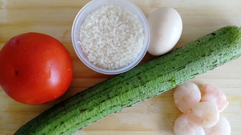 Tomato and Luffa Calcium Porridge