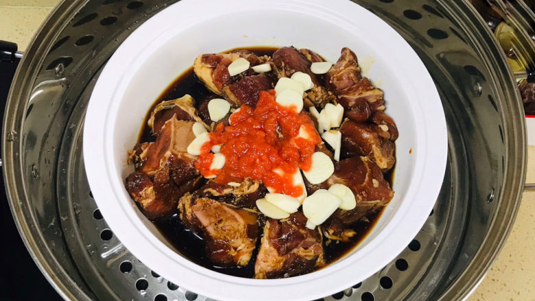 Steamed Pork Ribs with Chopped Pepper