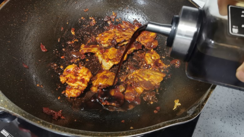 Twice-cooked Pork with Garlic Moss