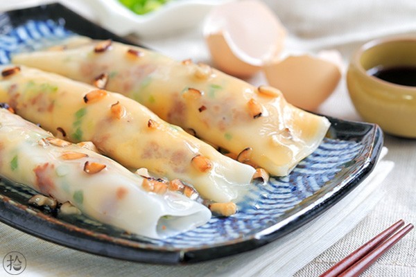 Baby version of beef rice rolls