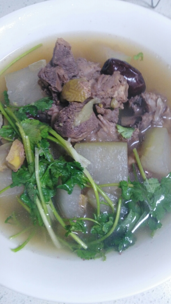 Recipe#Chestnut, Wintermelon and Old Duck Soup#(Created on 26/10~2017)