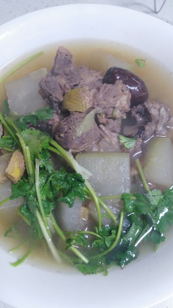 Recipe# ChestnutWinter Melon and Old Duck Soup#(Created on 26/10~2017)