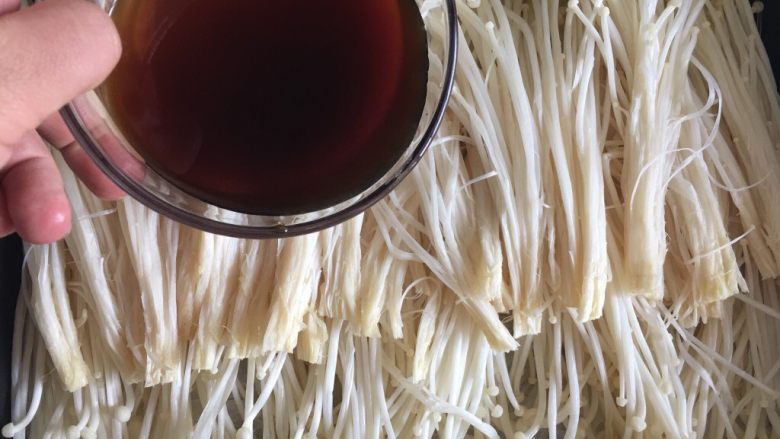 Oven version of garlic mushroom vermicelli