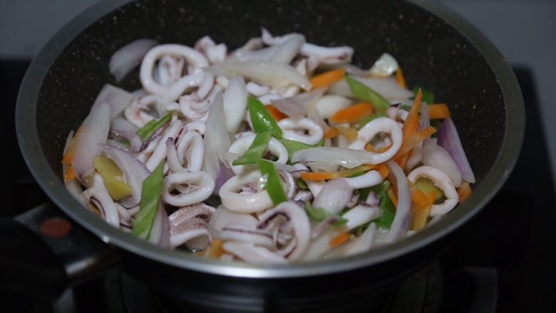 Sauce-fried Squid Rings