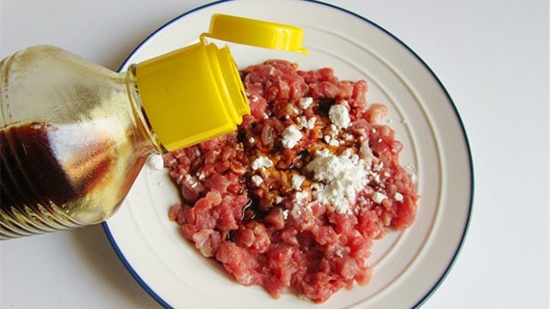 Homemade Shacha Minced Pork Sauce as an appetizer for rice