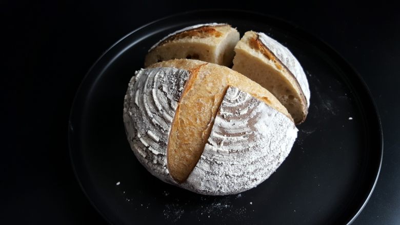 Natural yeast cut European buns