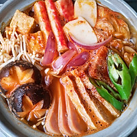 Make Korean military hot pot at home, super rich and delicious, winter Best to eat as a family! Recipe 9