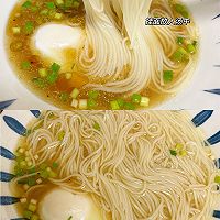 One dollar breakfast❗️Illustration of how to make poached egg white soup noodles 3