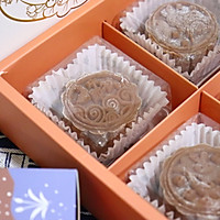 #juxiafan的家菜#Chocolate Snowskin Mooncake: Illustration of how to make frankincense-filled custard filling 39