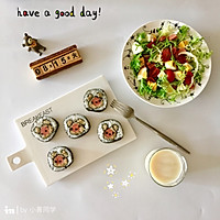 Cute Bear Sushi#Happy Baby Meal# Recipe Illustration 14