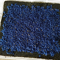 Healing Mediterranean blue butterfly pea flower seaweed rice + sushi combo recipe 8