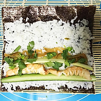 South American prawn kimbap and sushi roll recipe 7