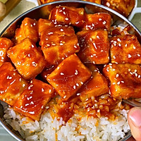 #Open the game and eat the game# I want to tell the world, Illustration of how to make this delicious sweet and sour tofu❗ 5