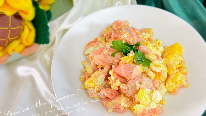 Salmon smooth egg