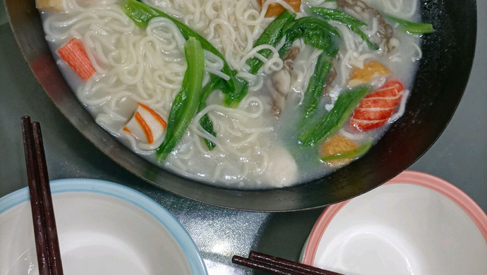 Lazy version of hot pot noodles