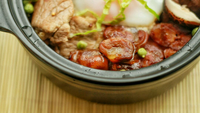 Overnight meal: claypot rice