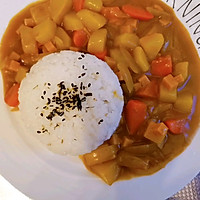 Illustration of how to make simple and delicious curry rice 16 