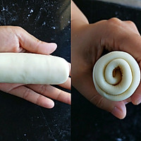 #summernight snackHigh! #cheesesnail shaped steamed buns♥baby Illustration of how to make late-night snack♥ 6