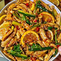 #开看游戏hay吃 round#Fat-reducing meal! Low Illustration of how to make low-fat lemon shredded chicken❗️ 5