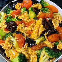 Fat-reducing meal ❗️ Nutritious and delicious tomato, broccoli and scrambled eggs Illustration of how to do it 5