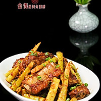 Spring delicacy [Small Bamboo Shoots Braised Pork Ribs] Recipe Illustration 9