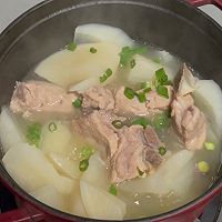 #showyourMid-Autumn Reunion Dinner#White radish and pork bone soup that you should drink more in autumn and winter Illustration of how to do it 7