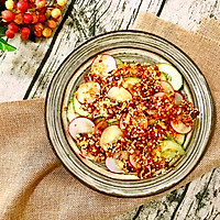 Chongqing spicy and spicy cucumber, cherry and radish salad-a refreshing snack# Wei Ai’s recipe for eating and traveling# 20